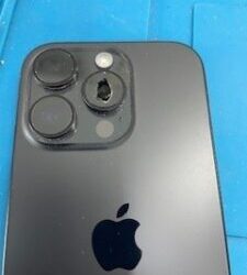 iPhone16proアウトカメラガラス修理